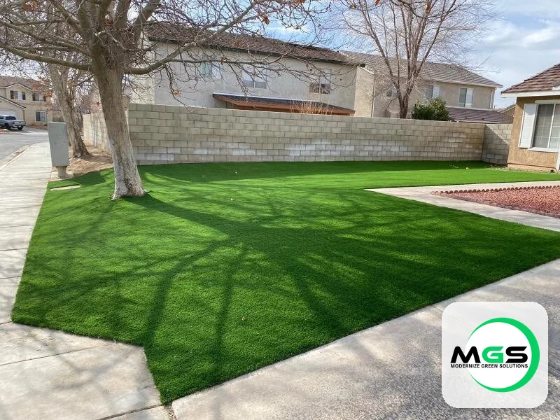 Water-wise artificial turf installation in South Florida