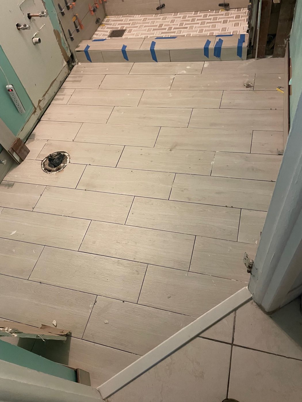 After: the completed work.