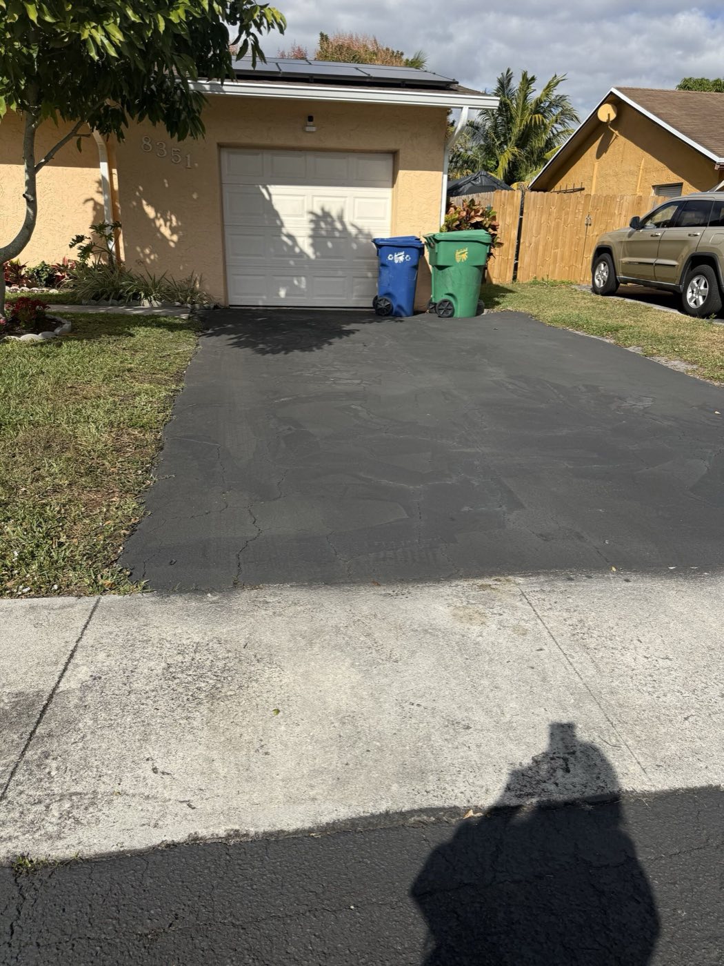 After: the completed work.